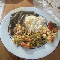 Mixed vegetarian plate  at Gozlemeci Sema in Fethiye