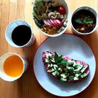 Simple but very tasty at Artelier Cafe & Bar in Bratislava