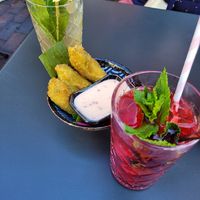 Fritierte Avocado als Snack jammi :) at Sen Lüneburg in Lueneburg