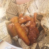 Amazing wedges! at Black Cat Café in Gozo