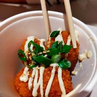 Kimchi croquettes at Kitsune Burgers in Brussels