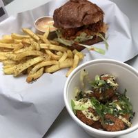   at Kitsune Burgers in Brussels