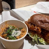   at Kitsune Burgers in Brussels