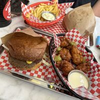 Cornfritters  at Kitsune Burgers in Brussels