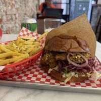   at Kitsune Burgers in Brussels