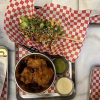 Corndog  at Kitsune Burgers in Brussels