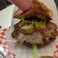 Double smash burger - behind the scenes at Kitsune Burgers in Brussels