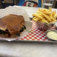 Tofu Burger   at Kitsune Burgers in Brussels