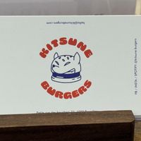   at Kitsune Burgers in Brussels