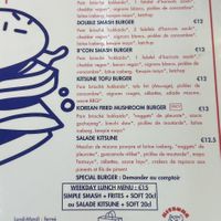   at Kitsune Burgers in Brussels