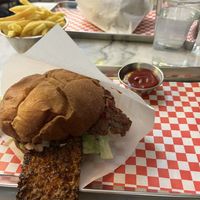   at Kitsune Burgers in Brussels