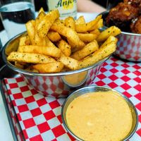Furikake fries at Kitsune Burgers in Brussels