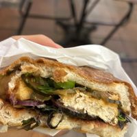 Kitsune Tofu Burger 12€  at Kitsune Burgers in Brussels