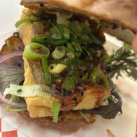 Kitsune Tofu Burger 12€  at Kitsune Burgers in Brussels