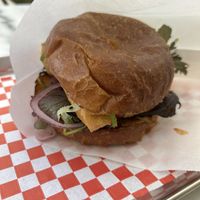 Kitsune Tofu Burger 12€  at Kitsune Burgers in Brussels