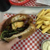   at Kitsune Burgers in Brussels