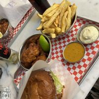 especially loving the fried mushroom burgers   at Kitsune Burgers in Brussels