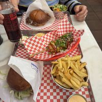   at Kitsune Burgers in Brussels