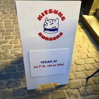   at Kitsune Burgers in Brussels