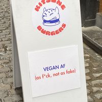   at Kitsune Burgers in Brussels