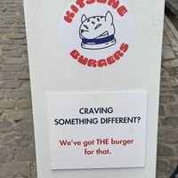  at Kitsune Burgers in Brussels