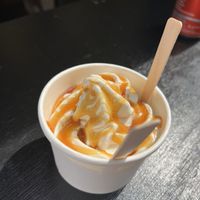 Caramel sundae   at Kitsune Burgers in Brussels