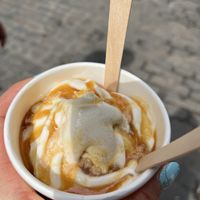 Caramel sundae   at Kitsune Burgers in Brussels