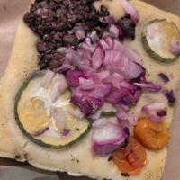 Mediterranean focaccia at Le Panem in Buenos Aires