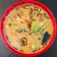 Veggie Ramen without egg at Lucky Cat Ramen in Tigard