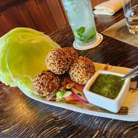 Quinoa meatballs at Spices Restaurant 香辣軒 in Hong Kong Island