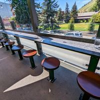 Outside dining. at Liberty Burger in Jackson