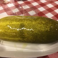 Large dill pickle   at Brew & Brats in Naples