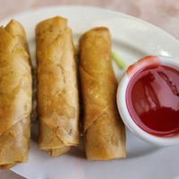 Spring rolls at Golden Gate in Forks