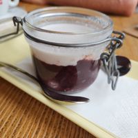 Black rice at Oriental Soup House - Szervita tér in Budapest