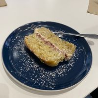 Lemon chia cake at Vunch in Bromley