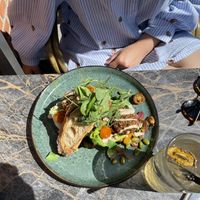 Falafel sandwich  at Café Baghuset in Viborg