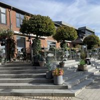 Outside  at Café Baghuset in Viborg