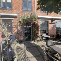 Entrance  at Café Baghuset in Viborg