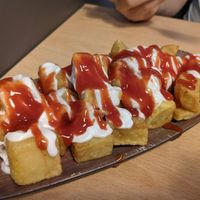 Patatas bravas at A Flama in Zaragoza