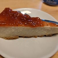 Tarta de queso at A Flama in Zaragoza