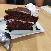 Yummy chocolate cake at A Flama in Zaragoza