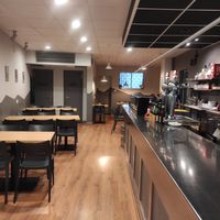 Inside at A Flama in Zaragoza