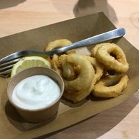 Calamars at A Flama in Zaragoza