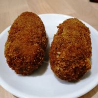 Croquetas de chorizo. at A Flama in Zaragoza