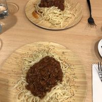 Pasta at A Flama in Zaragoza