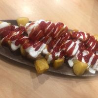 Patatas bravas at A Flama in Zaragoza