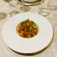 Spaghetto with 4 shades of tomato at Linfa in Milan