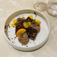 Decomposed sacher at Linfa in Milan