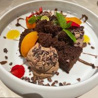 Decomposed sacher at Linfa in Milan