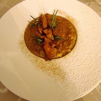 Il mio preferito in assoluto: risotto ai funghi porcini, funghi di bosco e rosmarino. at Linfa in Milan